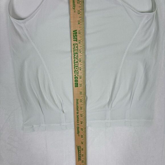 Lululemon White Racerback Tank Top with Built In Sports Bra Size 8 - Picture 9 of 10